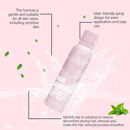 Gentle Facial Hair Removal Spray Softens Hair And Cleanses The Face